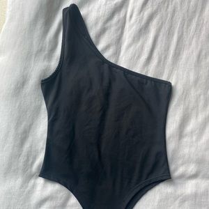 One shoulder bodysuit